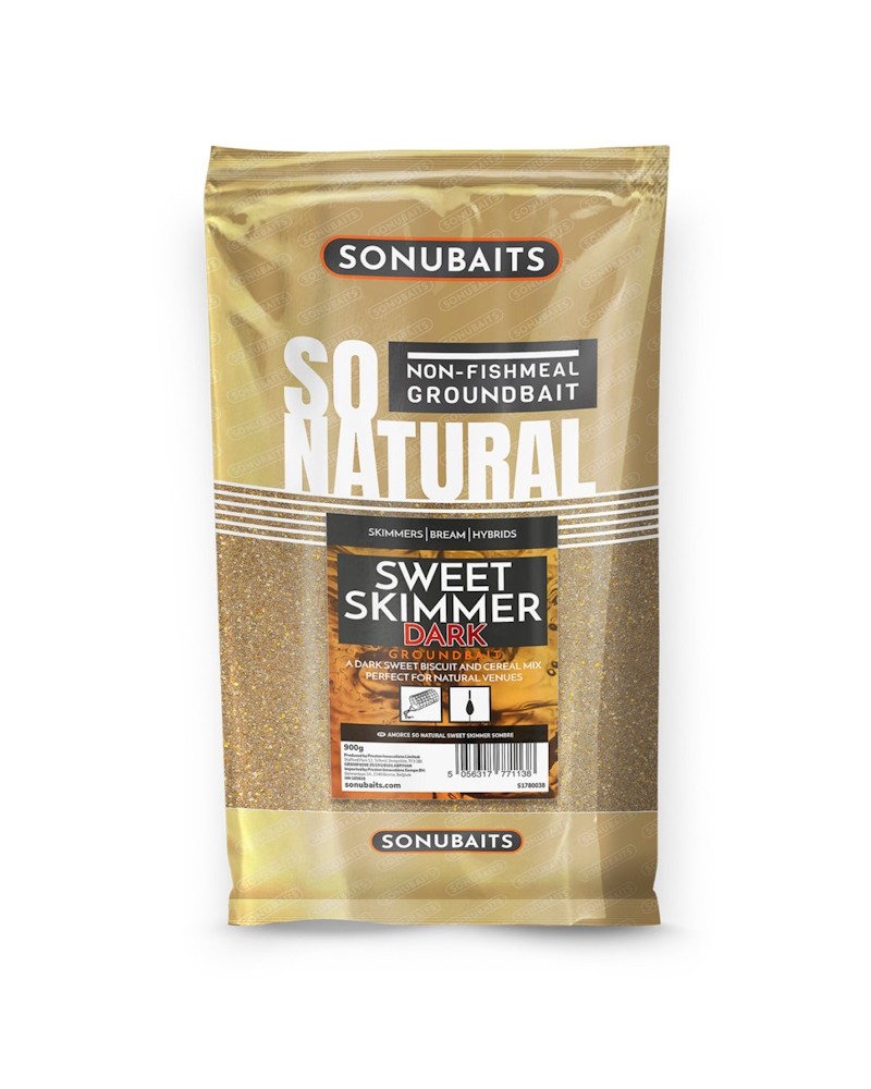 Zanęta Sonubaits So Natural Sweet Skimmer Dark Leszcz Czarny Słodki 1kg