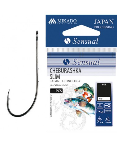 Haczyki Spinningowe Mikado Sensual Cheburashka Slim Nr 4/0 BN 7szt.
