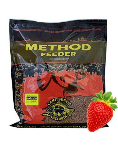 Zanęta Nawilżona CS Vaclavik Method Feeder Ready Jahoda Truskawka 1.35kg