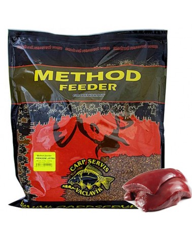 Zanęta Nawilżona CS Vaclavik Method Feeder Ready Přírodní Játra Naturalna Wątroba 1.35kg