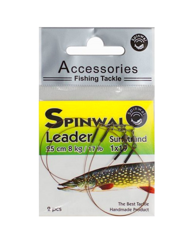 Przypon Spinningowy Spinwal Surfstrand Leader 1x19 25cm 8kg 2szt.