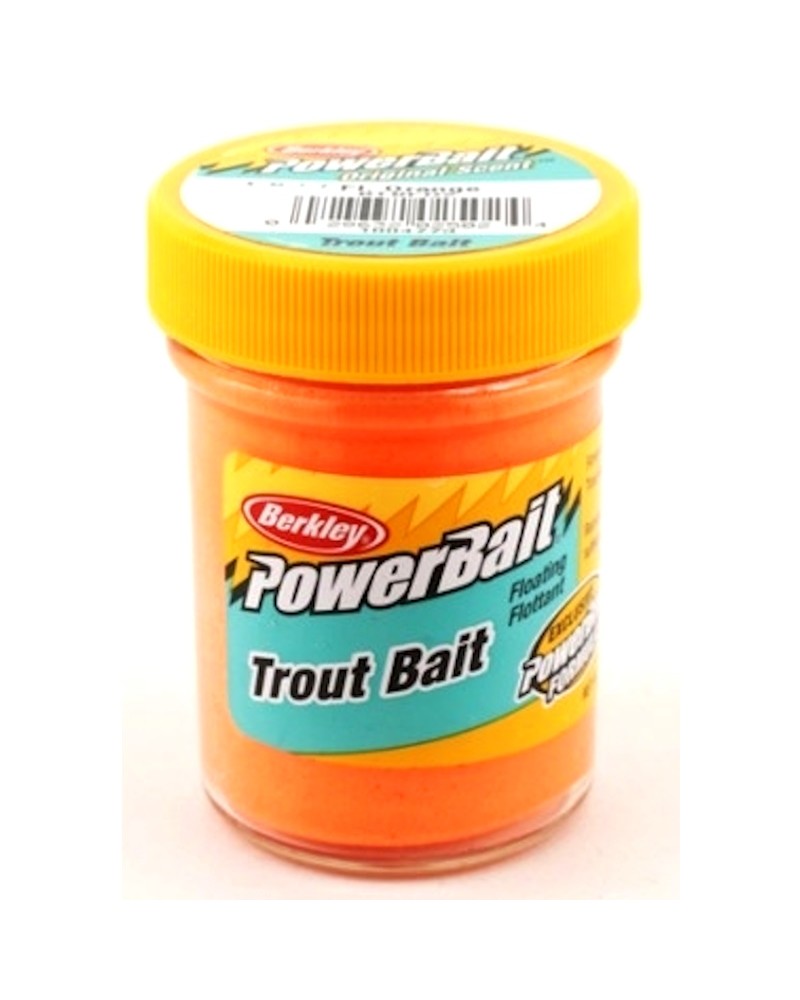 Pasta Na Pstrągi Berkley PowerBait Trout Bait Floatin Fluo Orange 50g Pływająca