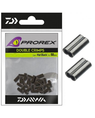 Tuleje Zaciskowe Daiwa Prorex Double Crimps XL 1.9mm Mat Black 30szt.