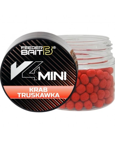 Przynęta Method Feeder Bait V4 Mini Wafters 4mm Krab Truskawka
