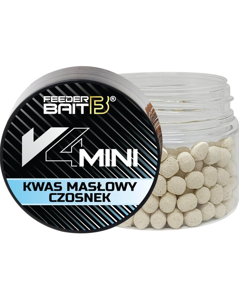 Przynęta Method Feeder Bait V4 Mini Wafters 4mm Kwas Masłowy Czosnek