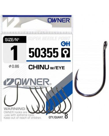 Haczyki Z Oczkiem Owner 50355 Chinu Nr 1