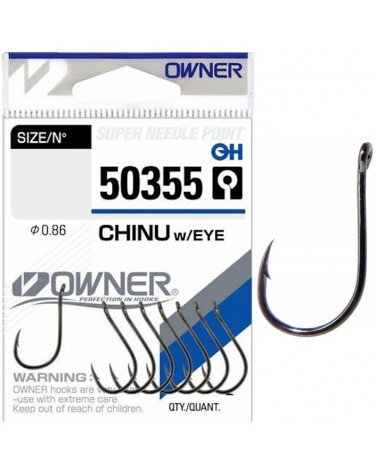 Haczyki Z Oczkiem Owner 50355 Chinu Nr 2 9szt.