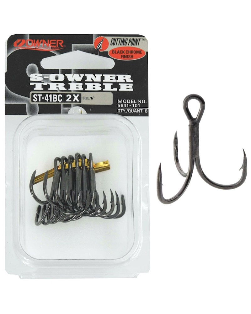 Kotwice Kotwiczki Owner Treble Hooks ST41BC 2X