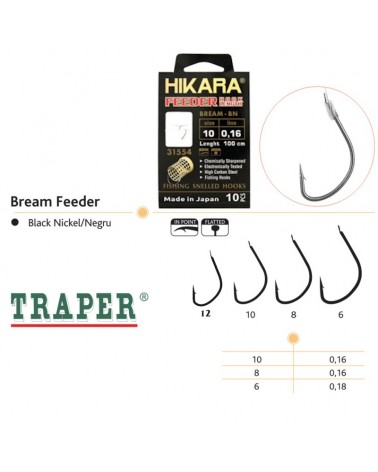 Gotowe Przypony Traper Hikara Bream Feeder BN