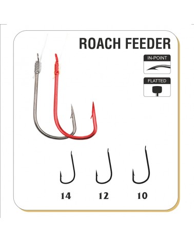 Gotowe Przypony Traper Roach Feeder Red