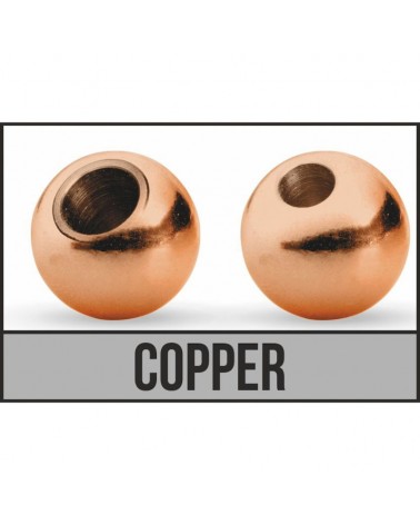 Główka Wolframowa Do Nimf I Microjigów Traper Tungsten Bead Micro Copper