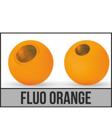 Główka Wolframowa Do Nimf I Microjigów Traper Tungsten Bead Micro Fluo Orange