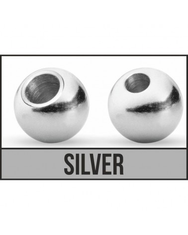 Główka Wolframowa Do Nimf I Microjigów Traper Tungsten Bead Micro Silver