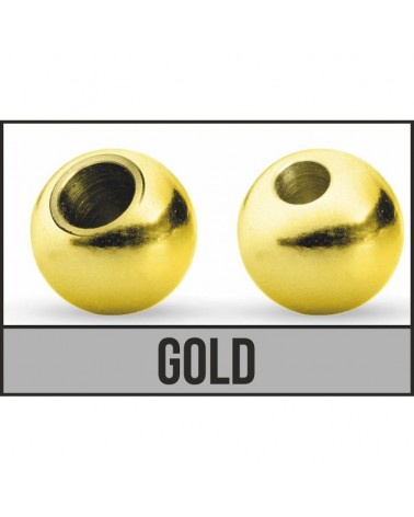 Główka Wolframowa Do Nimf I Microjigów Traper Tungsten Bead Micro Gold