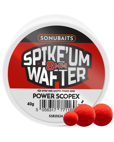 Przynęta Sonubaits Boilies Spike'Um Wafters Power Scopex 8mm 40g