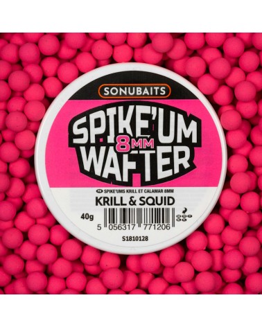 Przynęta Sonubaits Boilies Spike'Um Wafters Kril Squid 8mm 40g