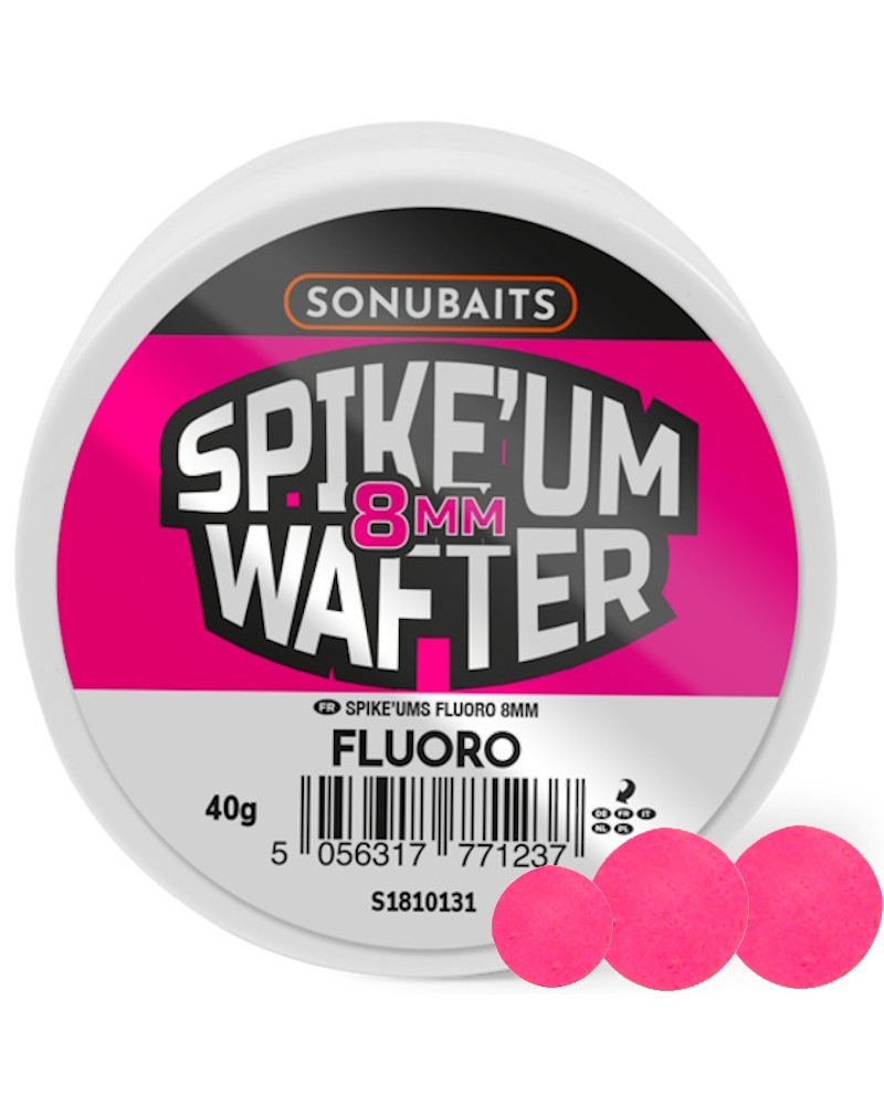 Przynęta Sonubaits Boilies Spike'Um Wafters Fluoro 8mm 40g