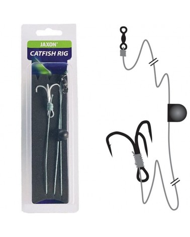 Zestaw Przypon Sumowy Jaxon Catfish Rig PCG PE Braid