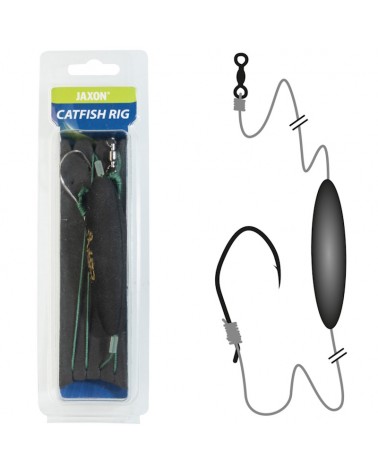 Zestaw Przypon Sumowy Jaxon Catfish Rig PCK PE Braid