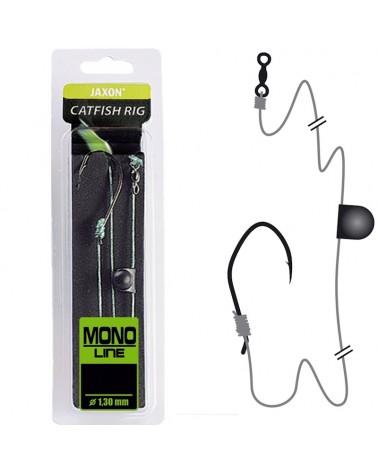 Zestaw Przypon Sumowy Jaxon Catfish Rig PDF Mono Line