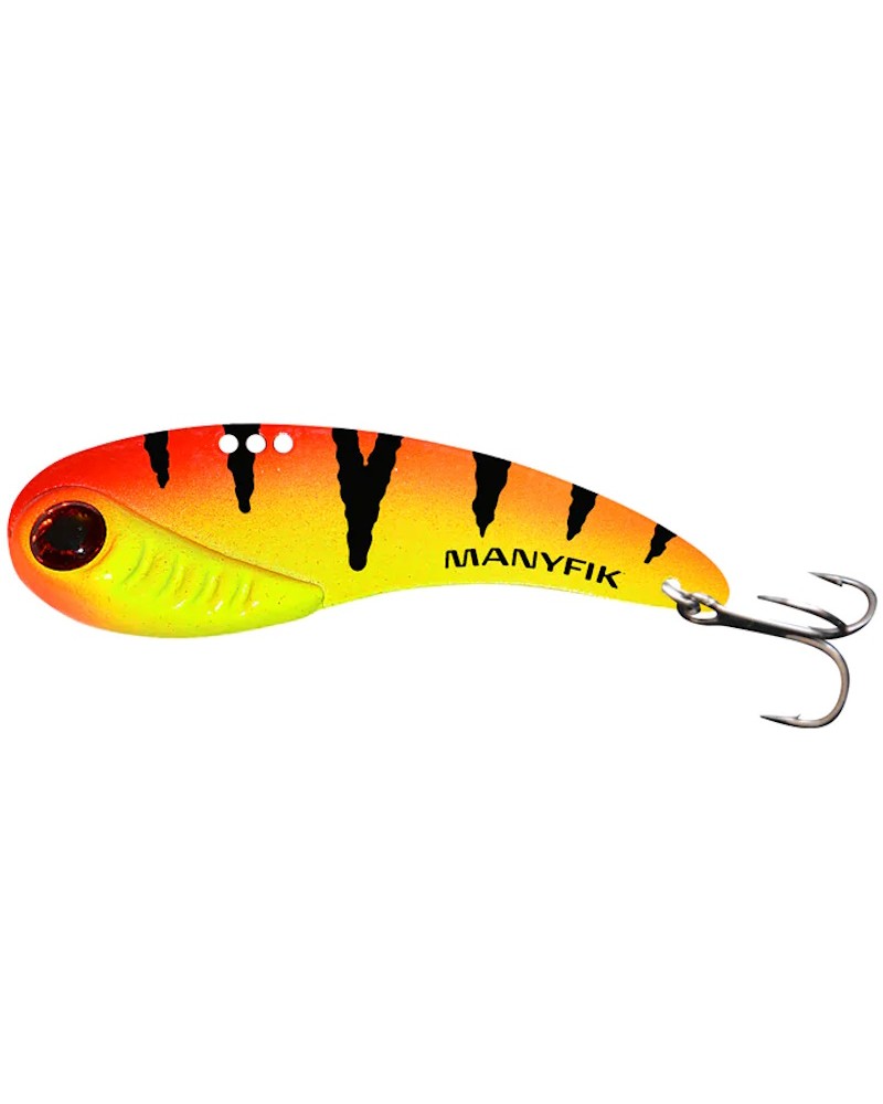 Cykada Manyfik CM06 37mm 3g Okoń Fluo UV Orange Tiger