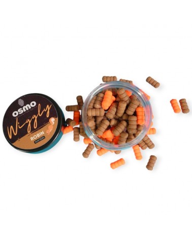 Przynęta Osmo Method Feede Mini Robak Wiggly Robin Red Dual 12/6mm 25ml
