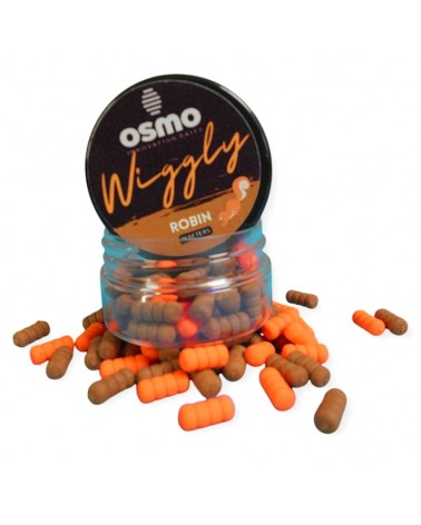 Przynęta Osmo Method Feede Mini Robak Wiggly Robin Red Dual 12/6mm 25ml