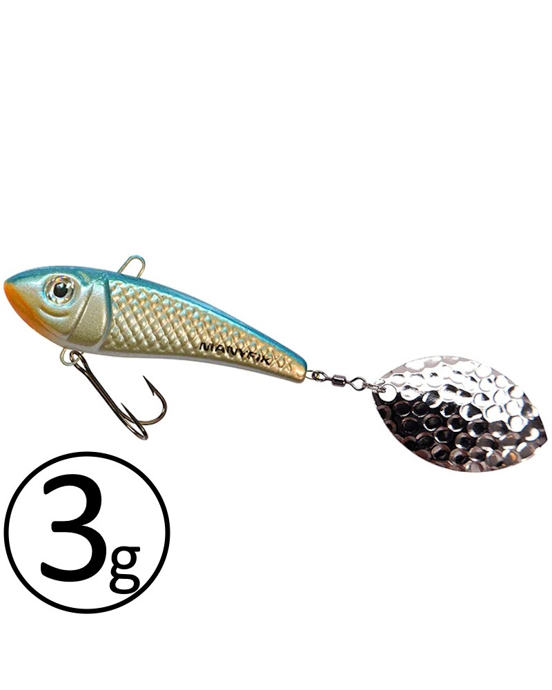 Wirujący Ogonek Manyfik Jerry 26mm 3g Niebieski Blue Pearl
