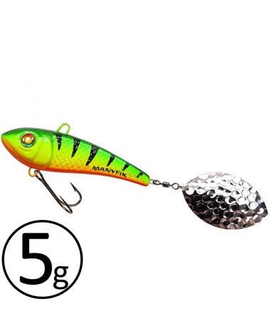 Wirujący Ogonek Manyfik Jerry 30mm 5g Tygrys UV Firetiger