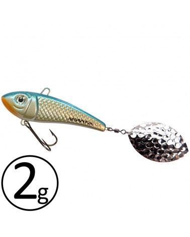 Wirujący Ogonek Manyfik Jerry 21mm 2g Niebieski Blue Pearl