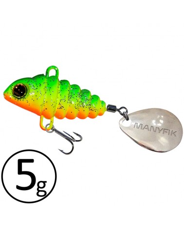 Wirujący Ogonek Manyfik Pepe 3D 19mm 5g Tygrys UV Firetiger