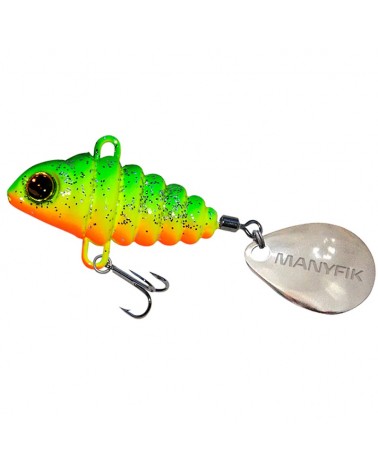 Wirujący Ogonek Manyfik Pepe 3D 23mm 8g Tygrys UV Firetiger