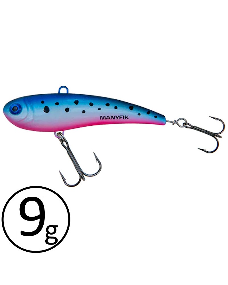 Wobler Cykada Manyfik PowerVib 55mm 9g Niebieska Perła Blue Pearl