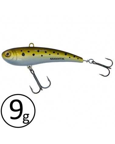 Wobler Cykada Manyfik PowerVib 55mm 9g Oliwkowa Perła Olive Pearl