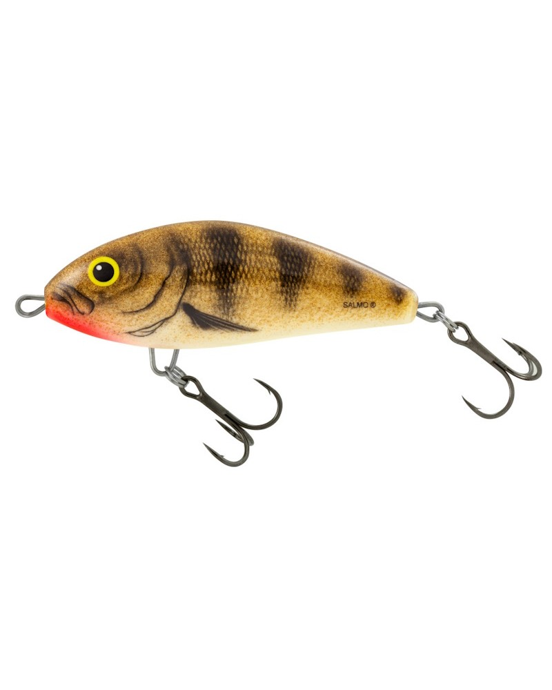 Wobler Salmo Fatso 8cm 25g Emerald Perch 1-1.7m Sinking Tonący