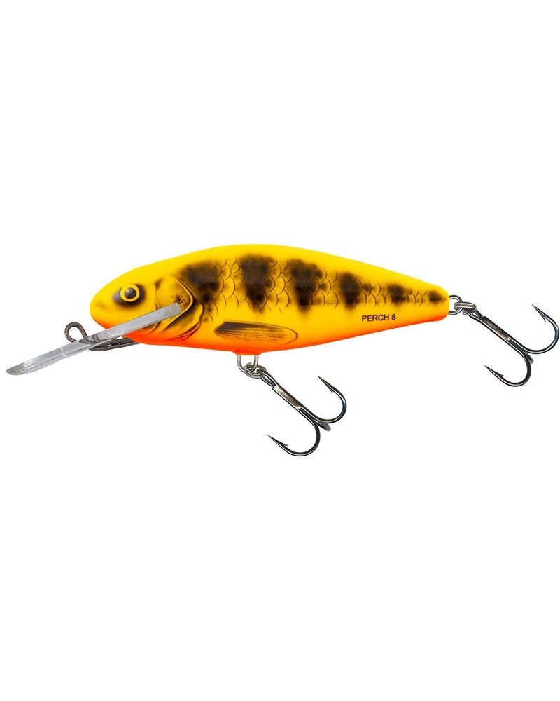 Wobler Salmo Perch DR 8cm 14g Yellow Red Tiger 1.5-4.6m Floating