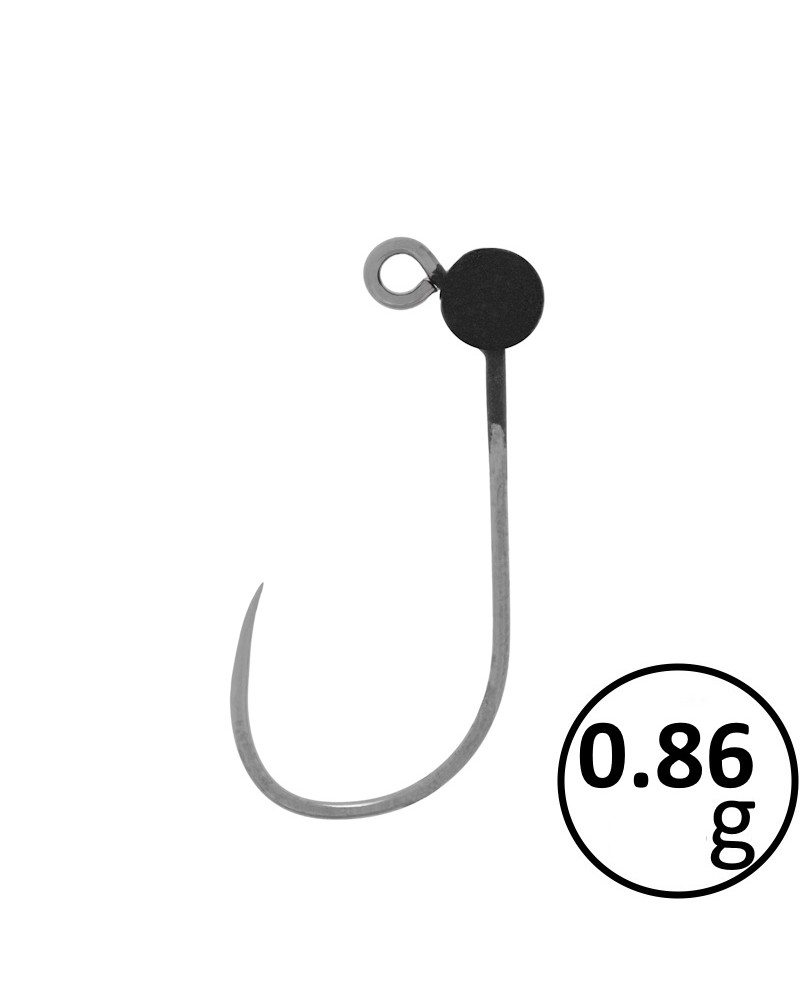 Główka Jigowa Wolframowa Mikado M-Craft Nr 8 0.86g 4.5mm Czarna 3szt.