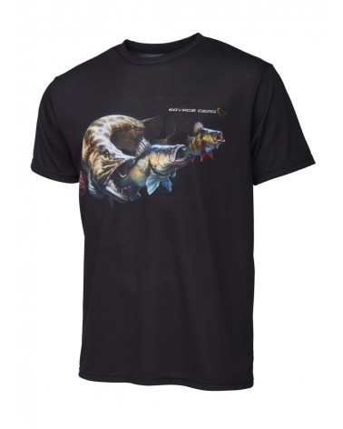 Koszulka Savage Gear Cannibal Tee L Black