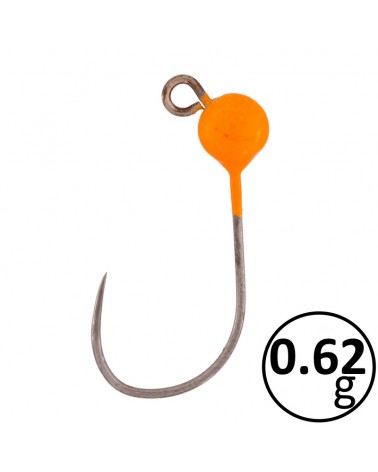 Główka Jigowa Wolframowa Mikado M-Craft Nr 8 0.62g 4mm UV Pomarańczowa 3szt.