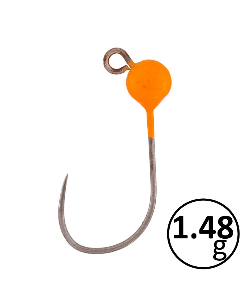 Główka Jigowa Wolframowa Mikado M-Craft Nr 8 1.48g 5mm UV Pomarańczowa 3szt.