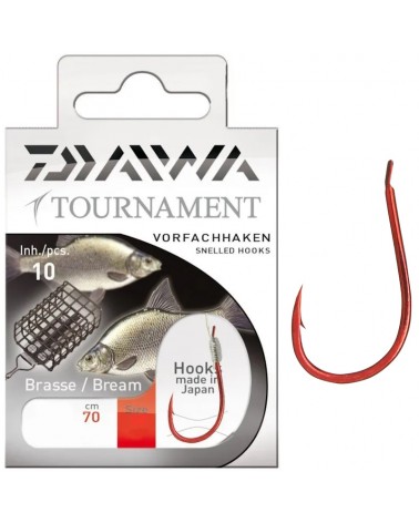 Haczyki Z Przyponem Daiwa Tournament Bream Leszcz 70cm 10szt.