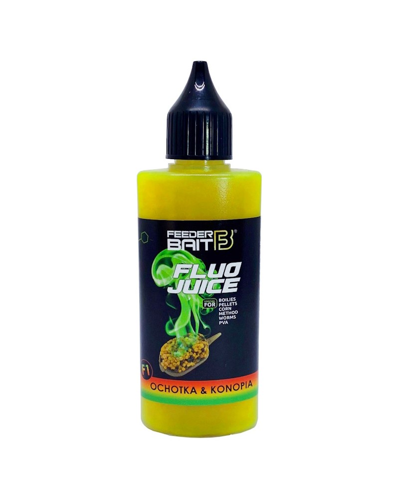 Booster Dip Method Feeder Bait Fluo Juice F1 Konopia Ochotka Bloodworm Hemp 50ml