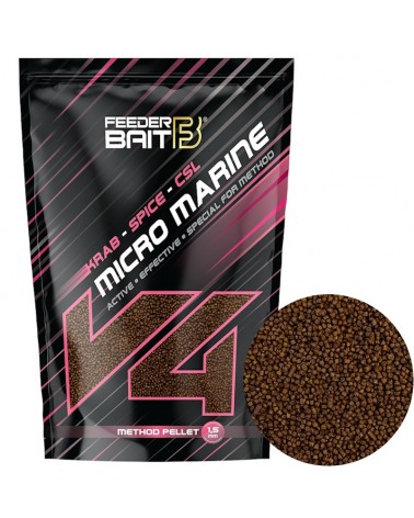 Pellet Do Koszyka Method Feeder Bait V4 Micro Marine 1.5mm 800g
