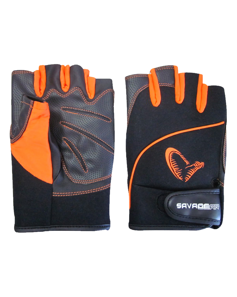 Rękawice Savage Gear Protec Gloves L Black/Orange