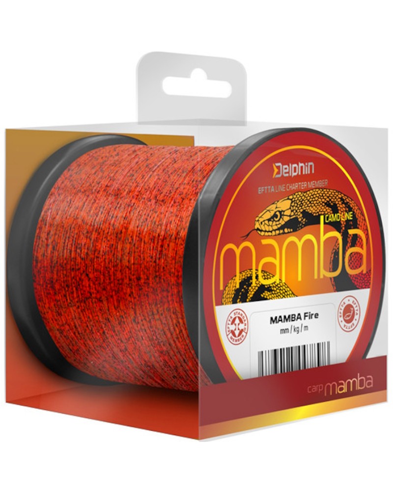 Żyłka Karpiowa Delphin Mamba Carp Fire 0.26mm 5.2kg 600m