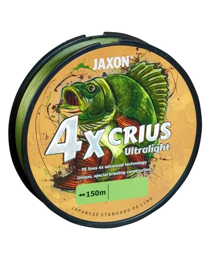 Plecionka Jaxon Crius 4x Ultralight Army Green 150m