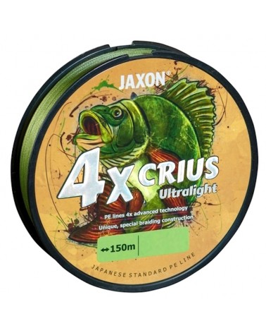 Plecionka Jaxon Crius 4x Ultralight Army Green 150m