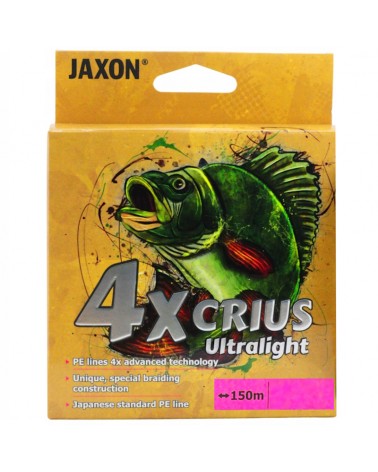 Plecionka Jaxon Crius 4x Ultralight Pink 150m