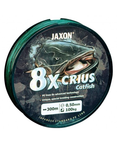 Plecionka Sumowa Jaxon Crius 8x Catfish Green 300m