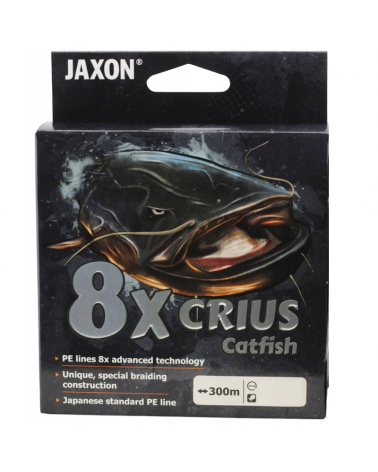 Plecionka Sumowa Jaxon Crius 8x Catfish Green 300m
